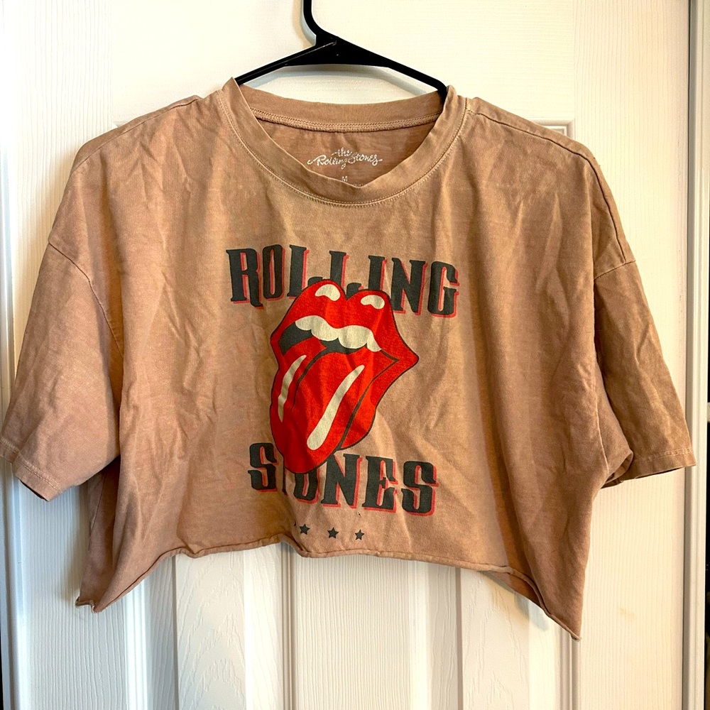 Rolling Stones crop top